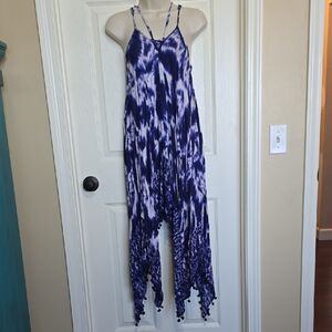 Japna Purple Tie-Dye Swim Coverup